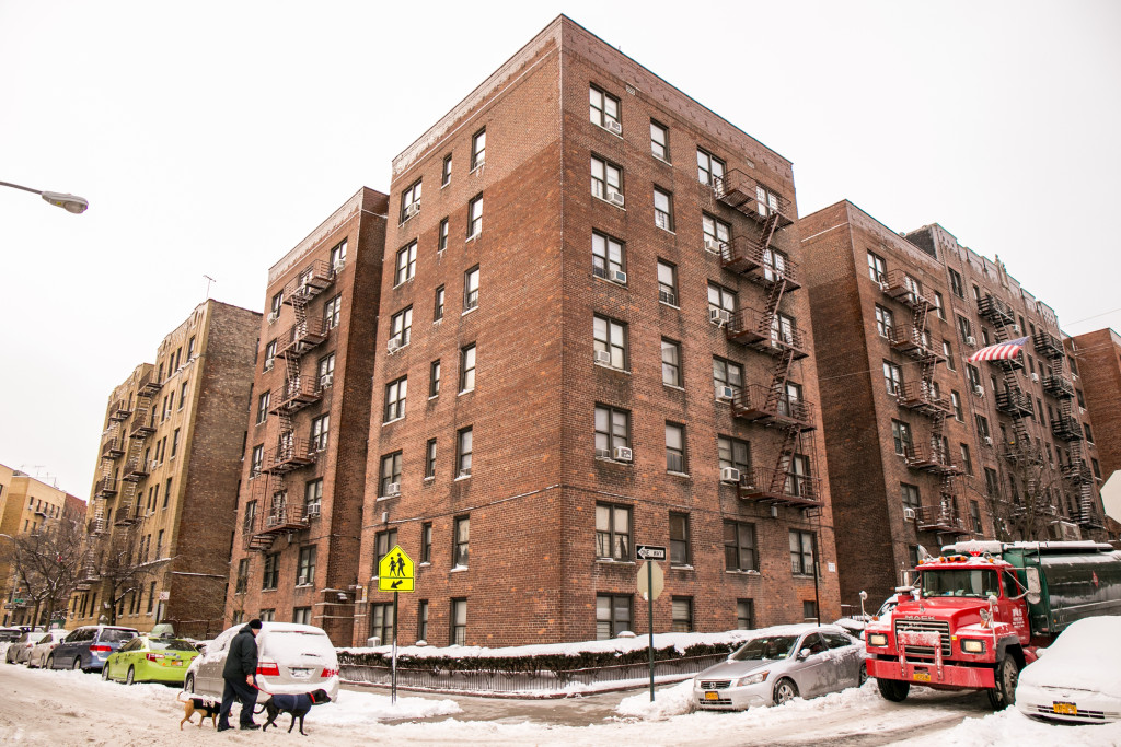 3013 VALENTINE AVE. in Bedford Park is part of a portfolio of properties purchased last year by The Related Companies. The building has experienced a drop in quality of life, according to tenants.   Photo by Adi Talwar  