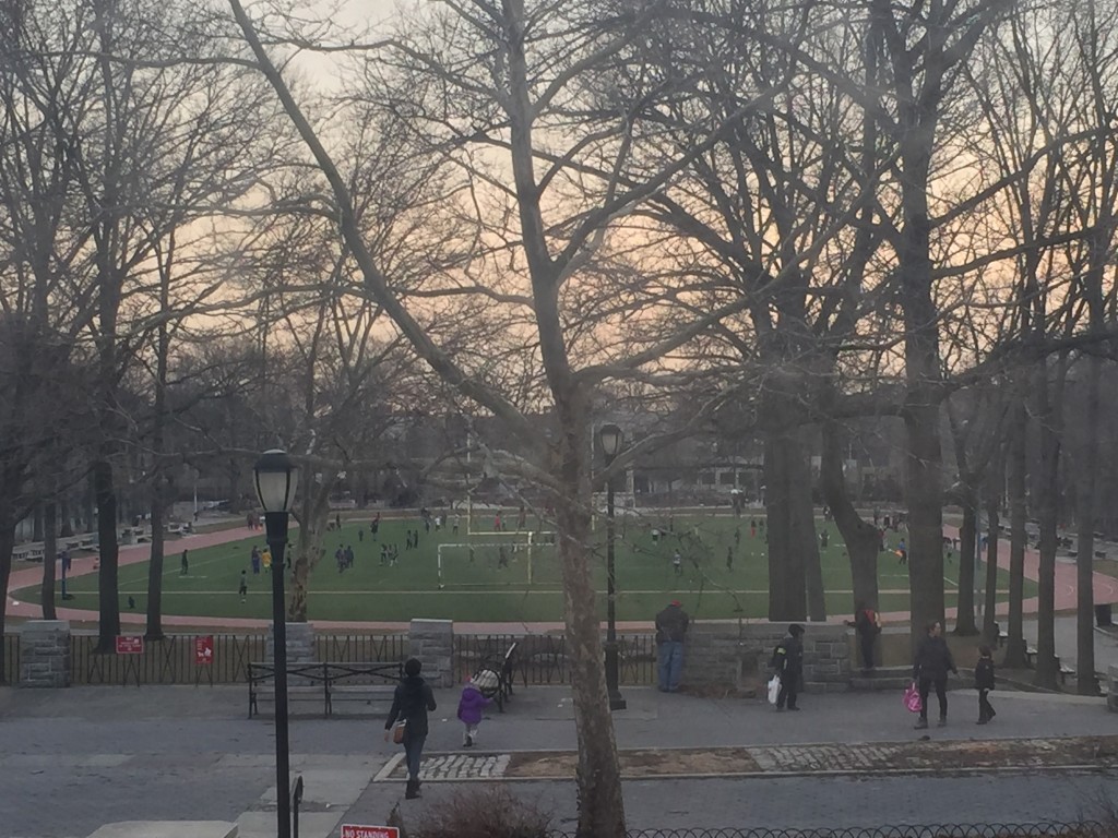 THE SCENIC WILLIAMSBRIDGE Oval Park, location of this summer's movies in the park. Photo by Kimberly Jacobs  