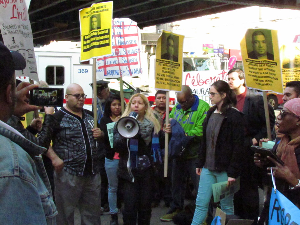 Underpaid Restaurant Workers Stage Protest Outside Place Of Employment ...