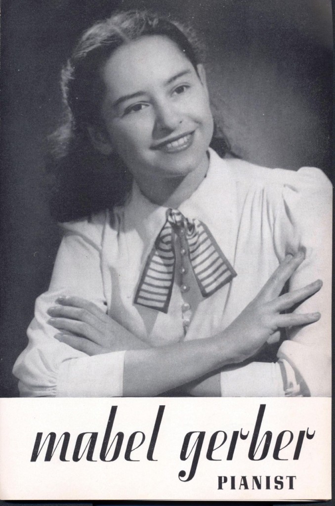 DURING HER EARLY years, Mabel Gerber would perform at Carnegie Hall as evident in this music program featuring her.