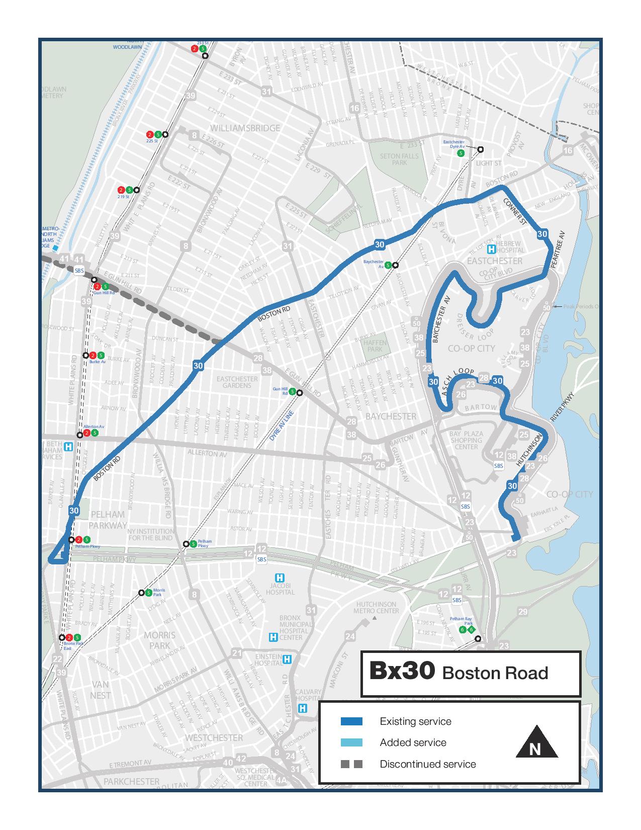 Bx30 Bus Route Map Bronx Bus Network_Final_Maps_106 Bx30-Page-001 - Norwood News